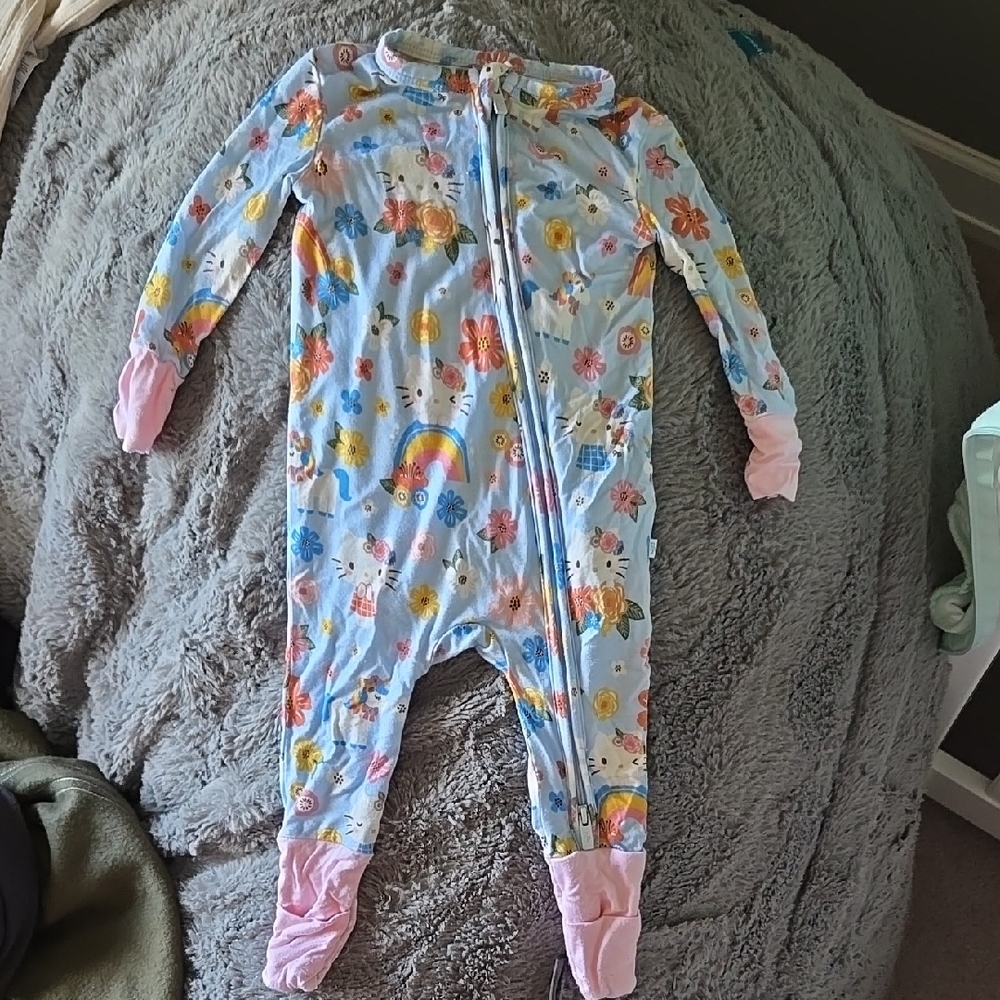 Posh Peanut Hello Kitty Springtime Convertable Footie